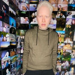 Green lightweight hoodie